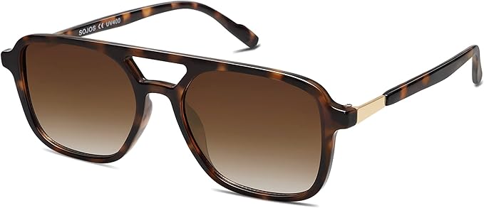 SOJOS Aviator Sunglasses - gambar 1