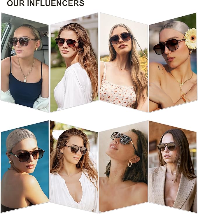 SOJOS Aviator Sunglasses - gambar 3
